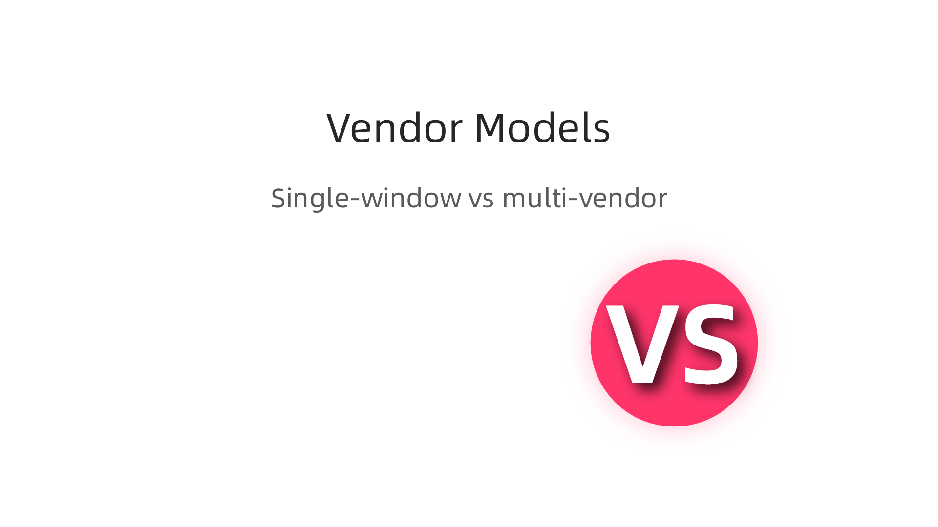 A comparison of single-window (one vendor) and multi-vendor sourcing models for broadcast production, highlighting their pros and cons.