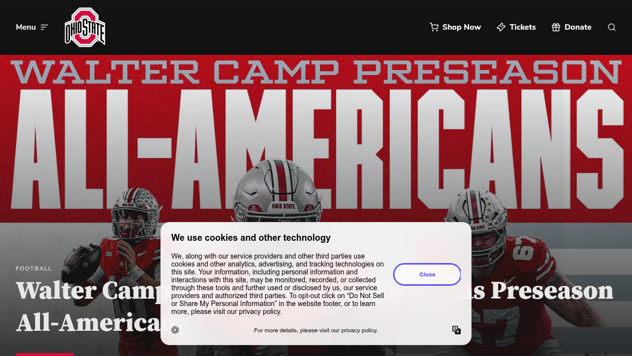 The official website for Ohio State Buckeyes sports, serving as a primary source for schedule announcements and team news.